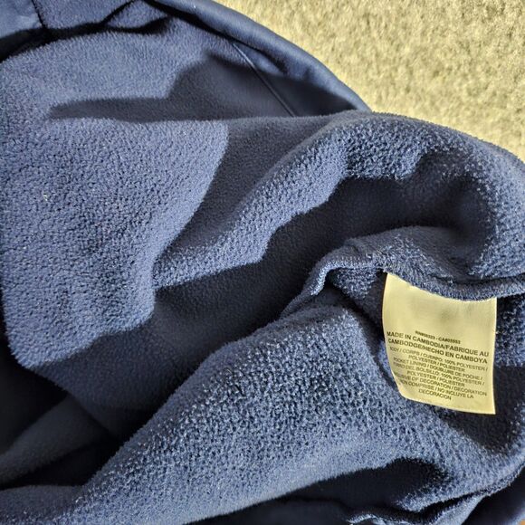 Nike Hoodie Mens Medium Blue Black Dri-FIT Pullover Hooded Sweatshirt Athletic - Picture 8 of 10